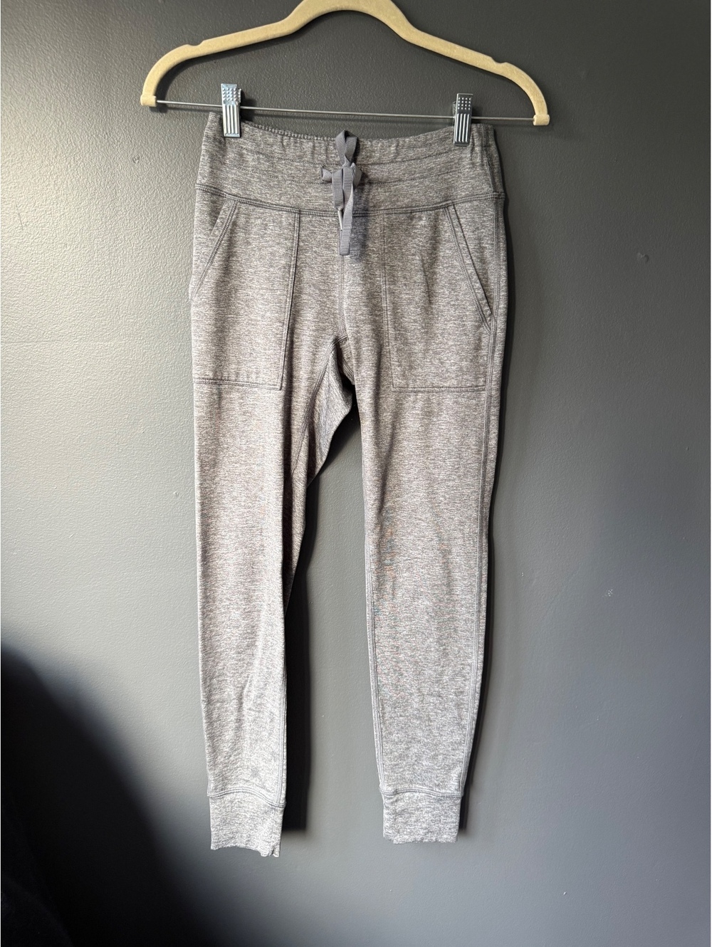 Aerie Gray Drawstring Jogger Sweatpants